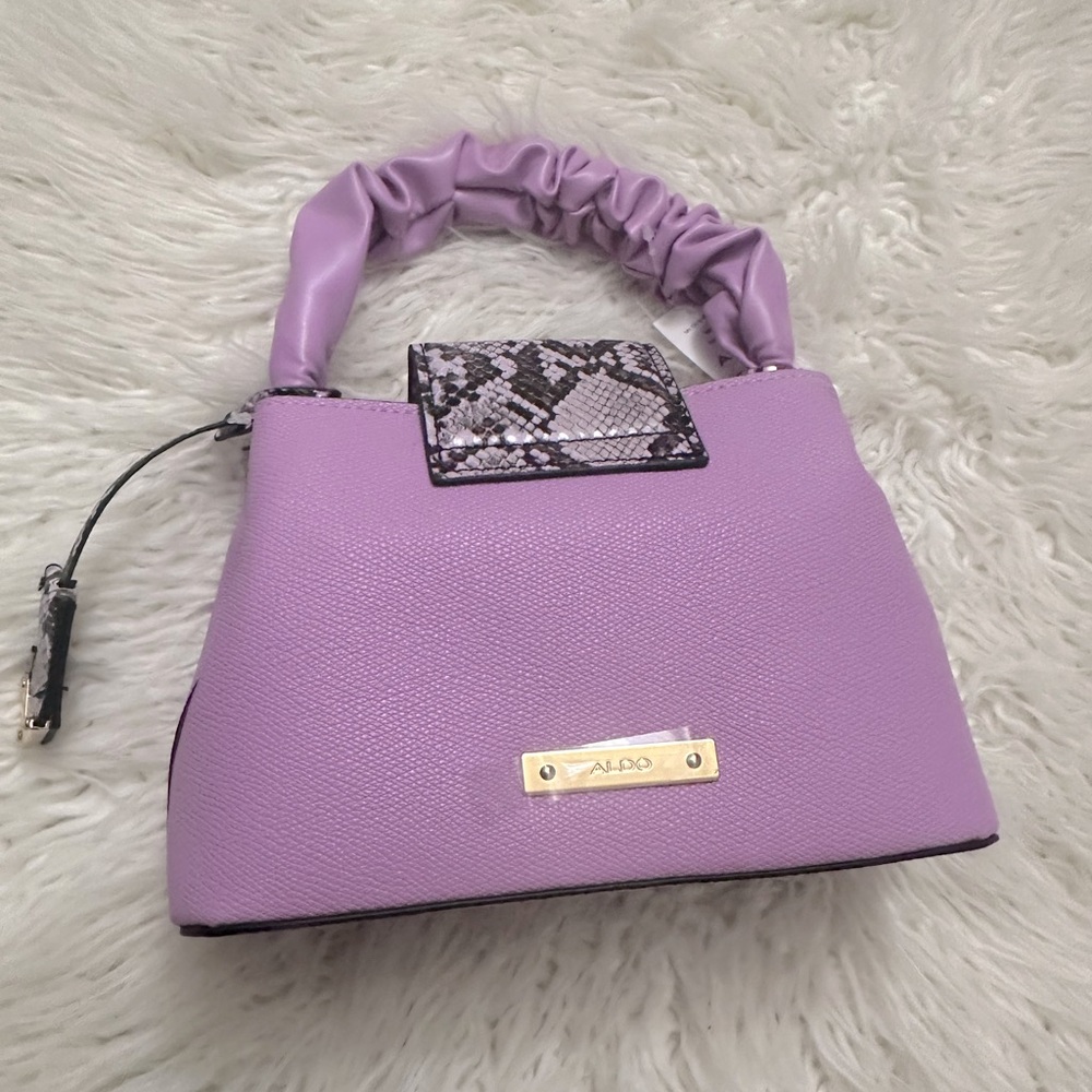 Purple mini Aldo purse